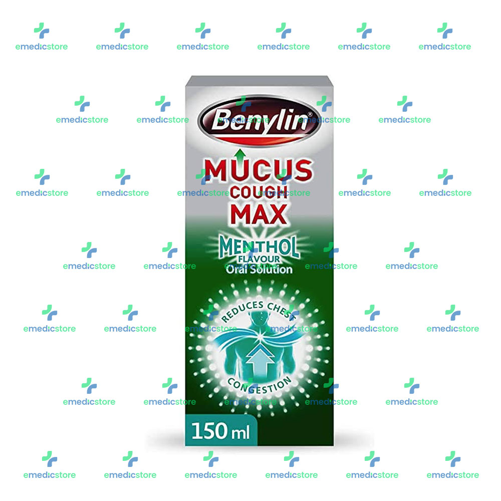 BENYLIN MUCUS COUGH MAX 150ML SYRUP (HONEY & LEMON)