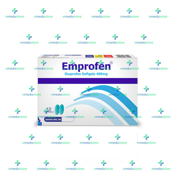 EMPROFEN IBUPROFEN 400MG X10CAPSULES