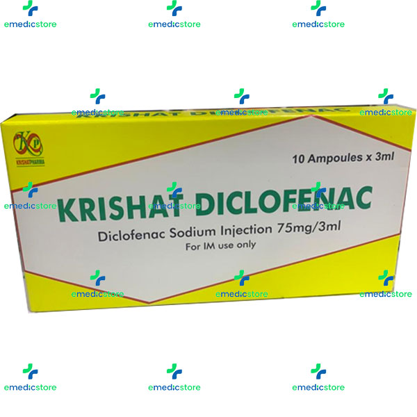 KRISHAT DICLOFENAC INJECTION FOR IM USE ONLY