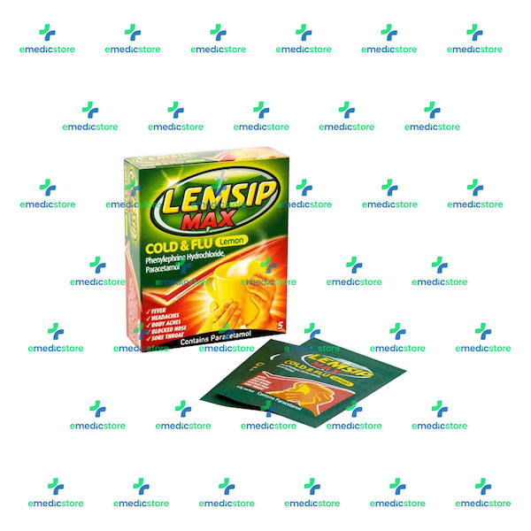 LEMSIP MAX COLD AND FLU LEMON X5CAPSULE