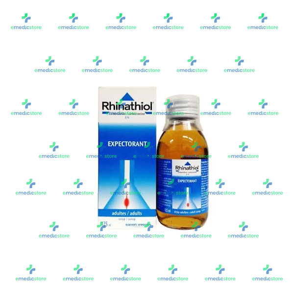 RHINATHIOL 5% SYRUP 125ML (BLUEBOTTLE)