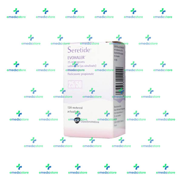 SERETIDE EVOHALER 25MCG 120METERED ACTUATION