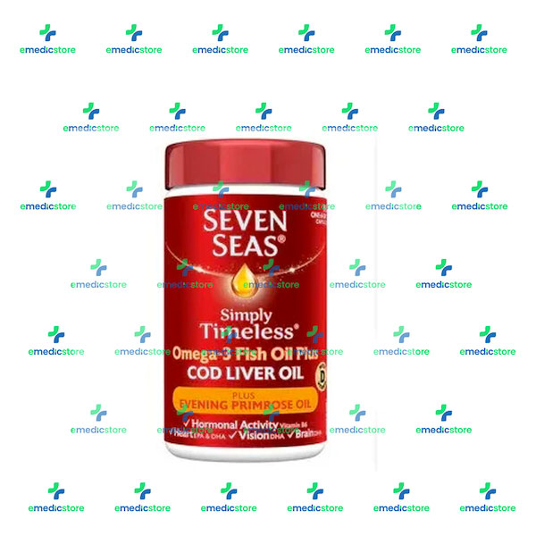 SEVEN SEAS SIMPLY TIMELESS COD LIVER OIL WITH EVENING PRIMEROSE