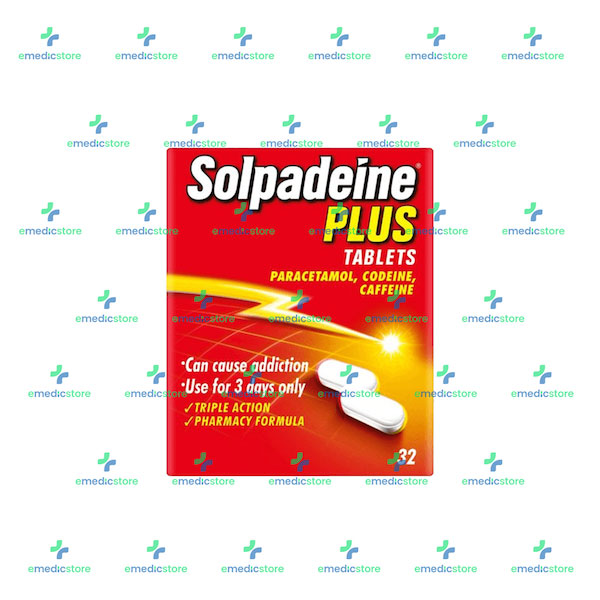 solpadeine plus (32tablet - (paracetamol/caffeine/codiene 500/30/8mg)