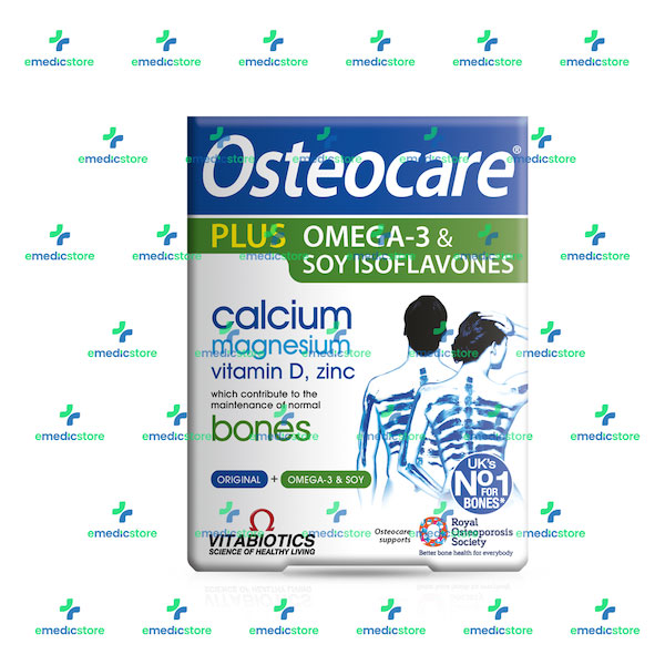 OSTEOCARE PLUS OMEGA-3 & SOY ISOFLAVONES TABLETS