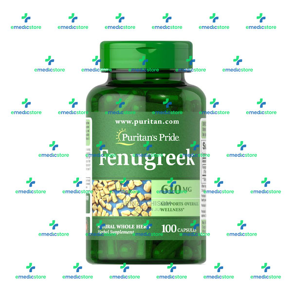 PURITAN'S PRIDE FENUGREEK CAPSULES BY 100CAPSULES