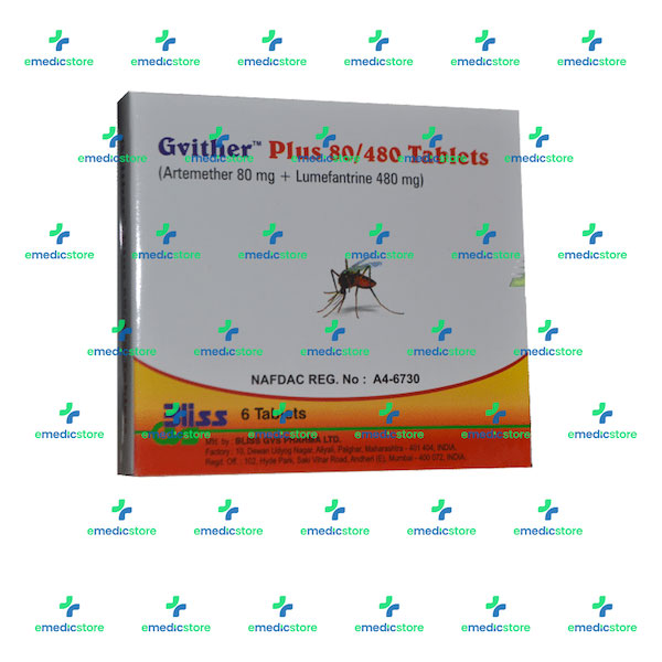 GVITHER-PLUS 80/480MG BY 6 TABLETS