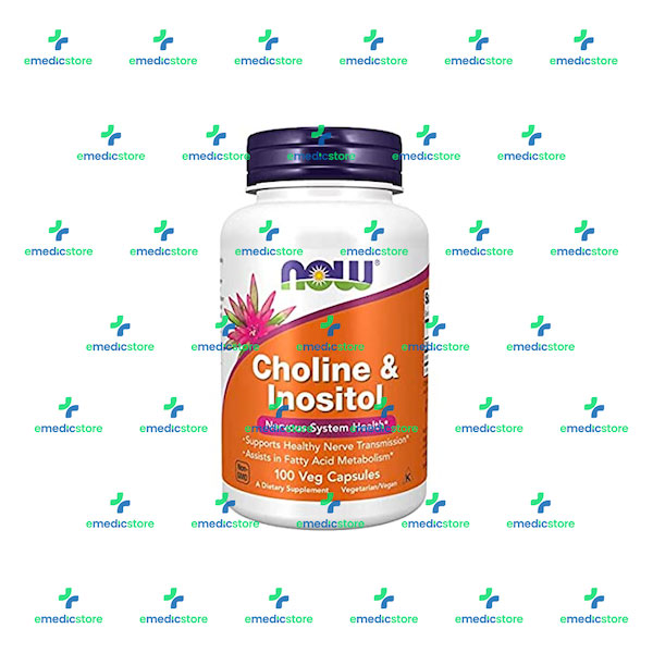 NOW CHOLINE & INOSITOL BY 100VEG CAPSULES