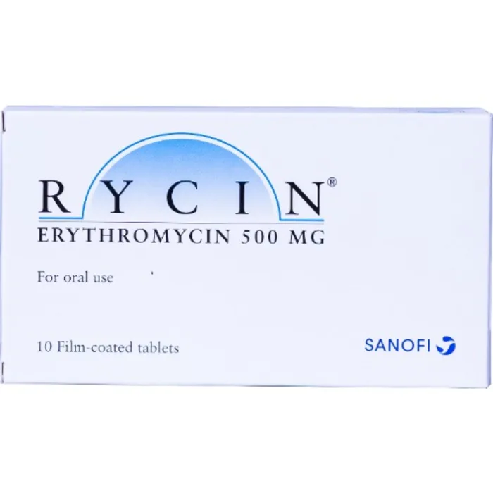 RYCIN ERYTHROMYCIN 500MG