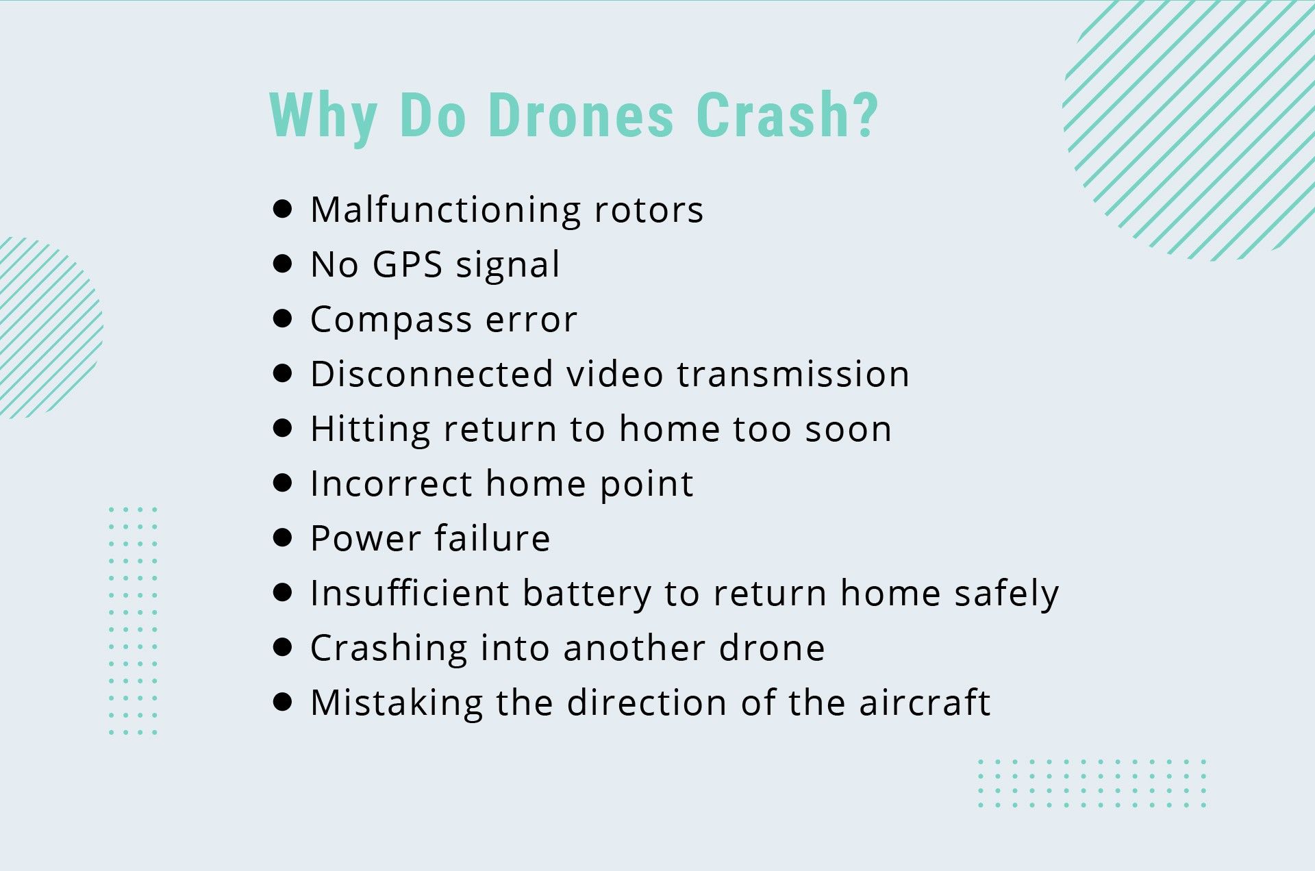 Why Do Drones Crash? Apps and Tips to Protect Them