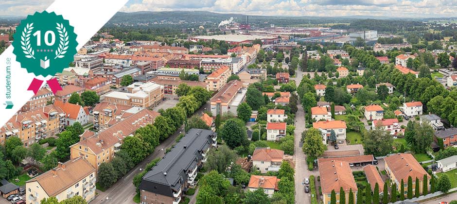 Vy över Borlänge