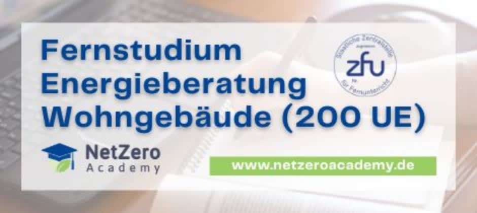 Fernstudium Energieberatung Wohngebäude 200UE