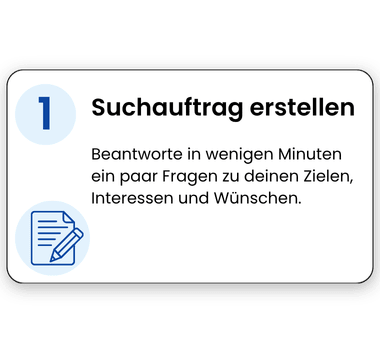 Suchauftrag erstellen