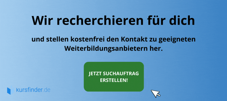 Suchauftrag Weiterbildung