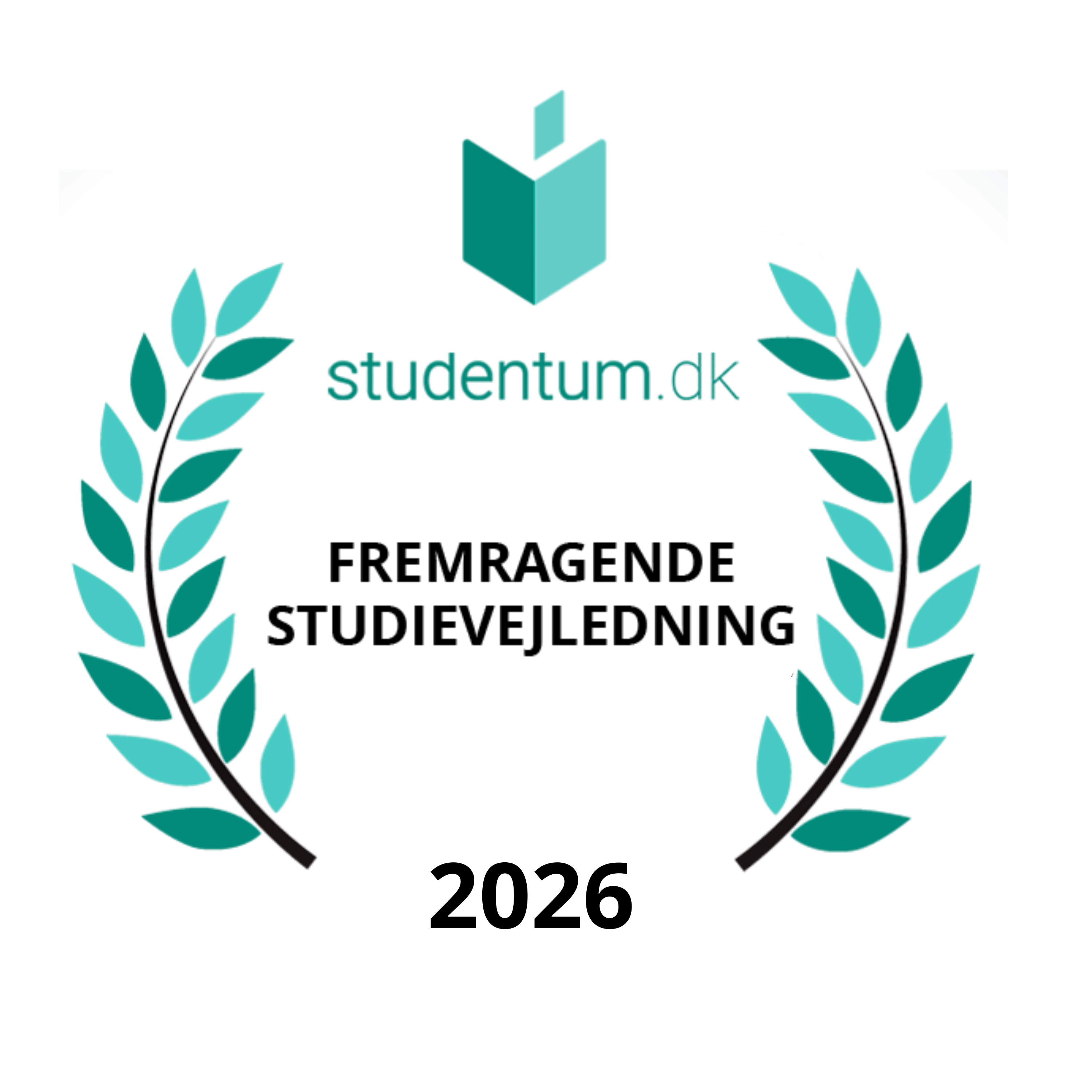 studentum.dk anerkender jeres fremragende studievejledning anno 2026