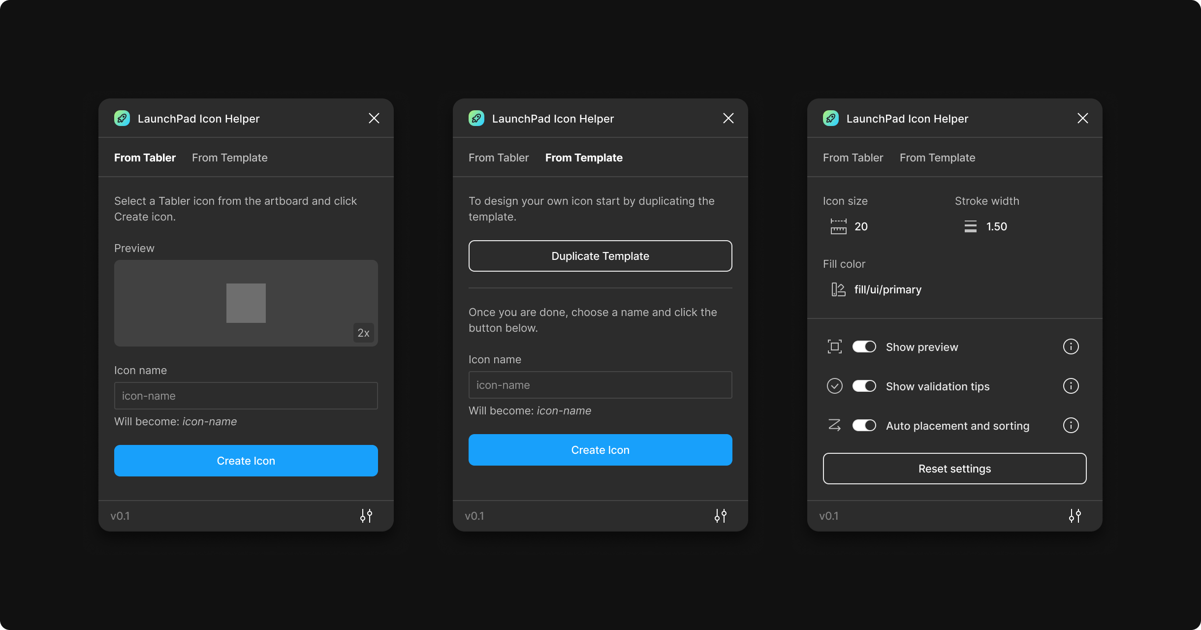 Figma plugin to automate part of the manual process for adding new custom
icons