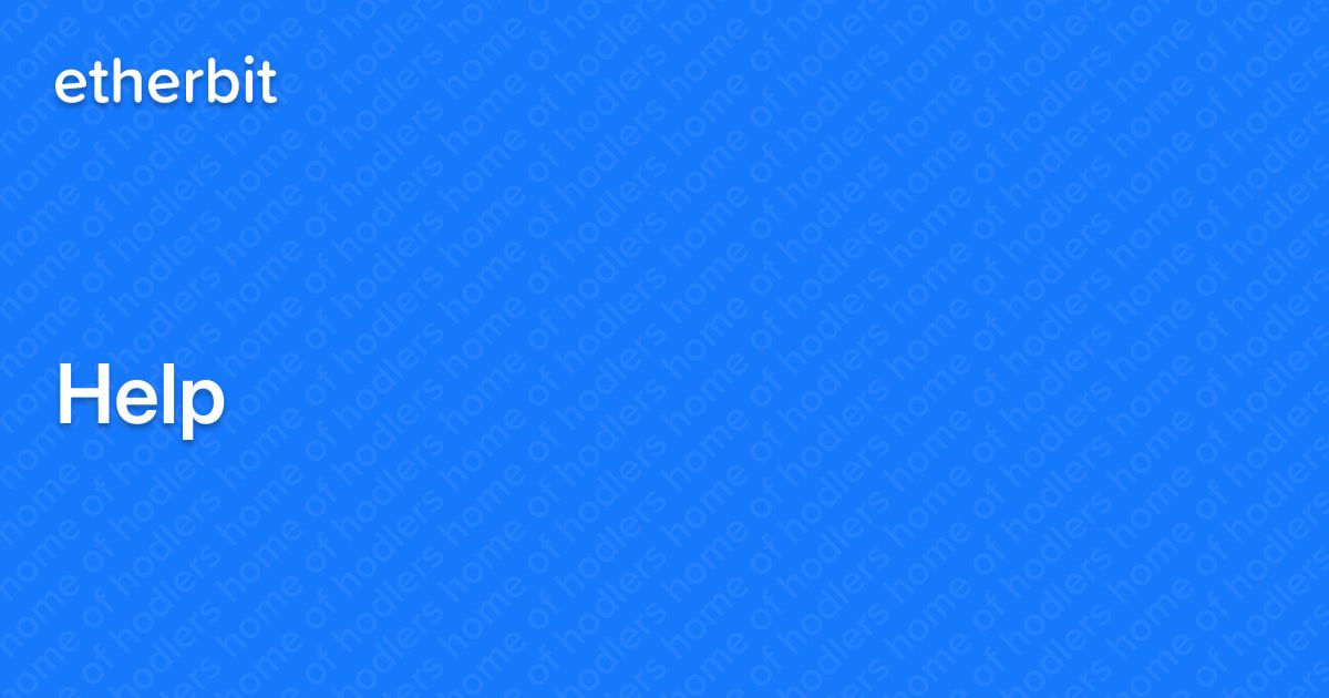 Help - Etherbit.in