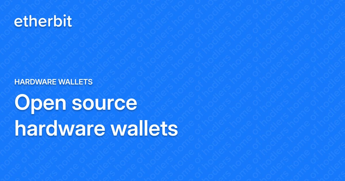 8 Bit Wallet Open source hardware wallets - Hardware wallets - Etherbit.in