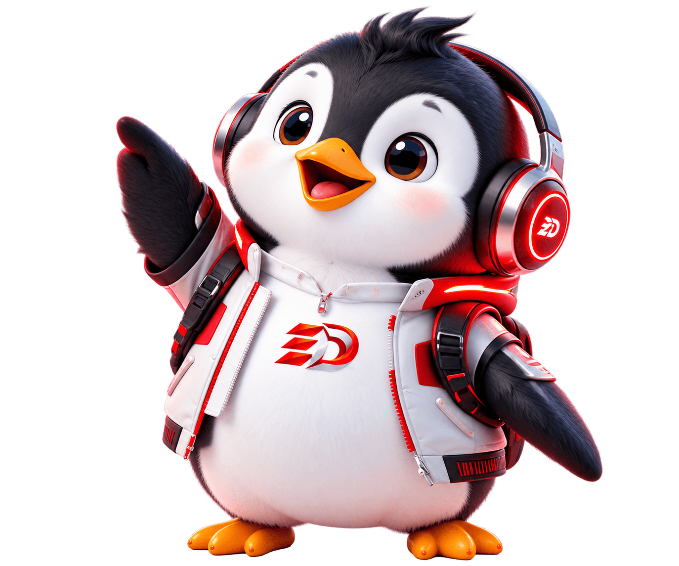 Empire Dots mascot - Next-Gen Engineering and AI Studio