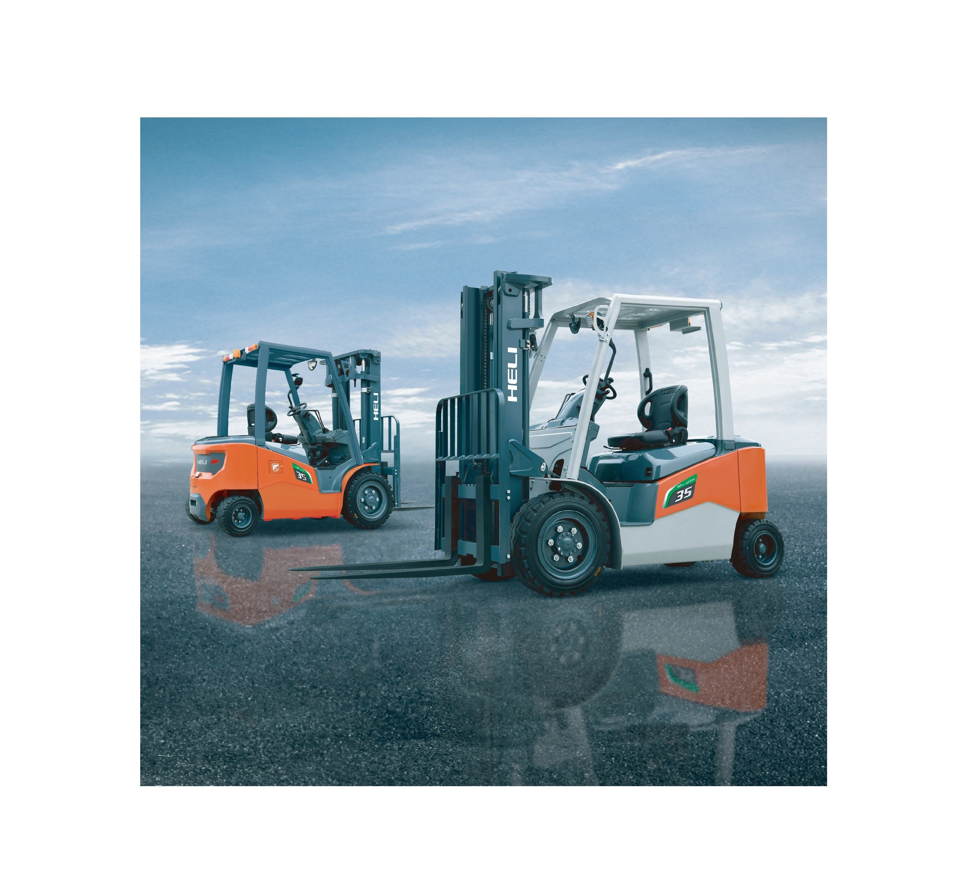Empilhadores com bateria de lítio HELI.