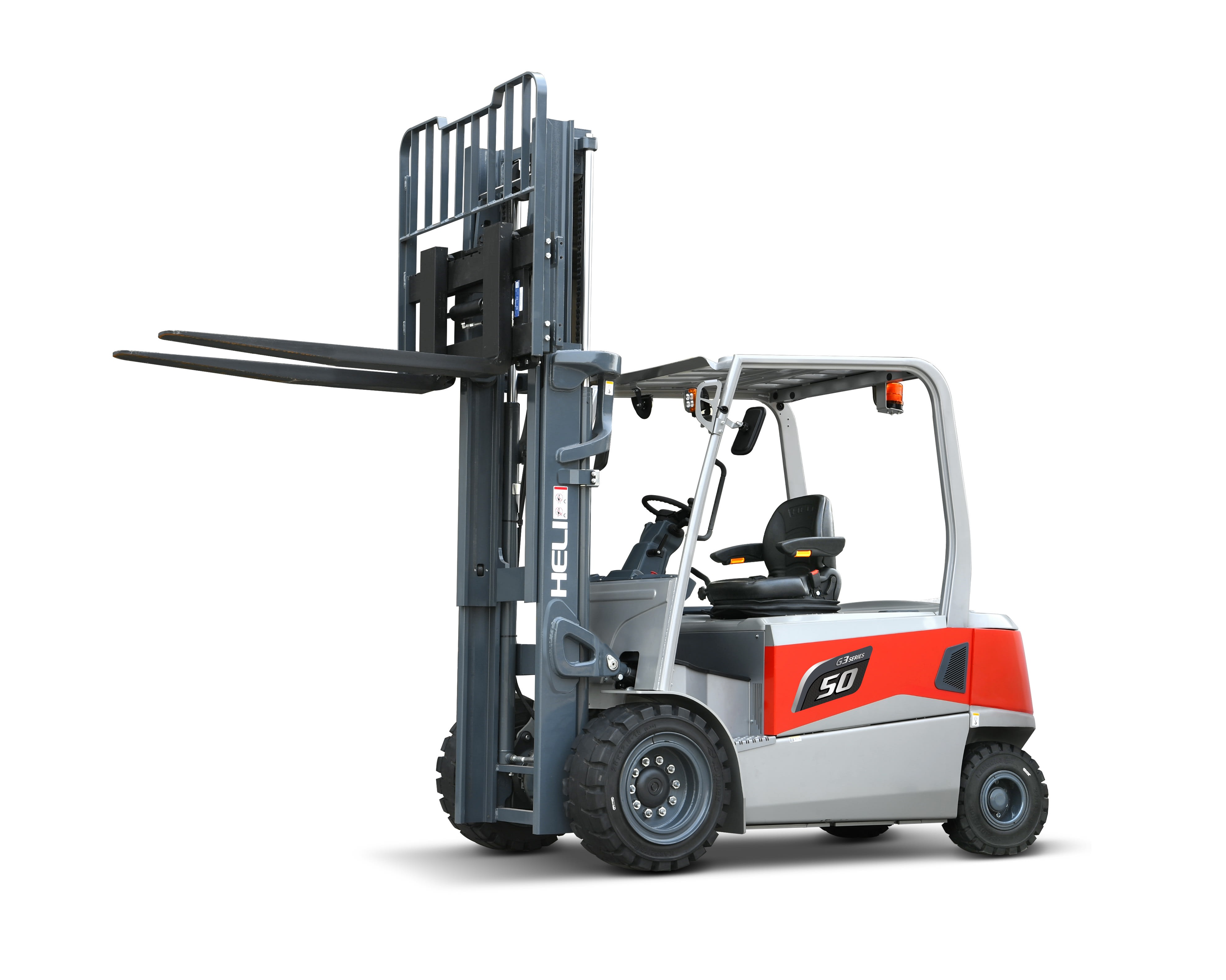 Empilhadores HELI da série G3, são equipamentos robustos e eficientes, oferecendo excelente desempenho e durabilidade.