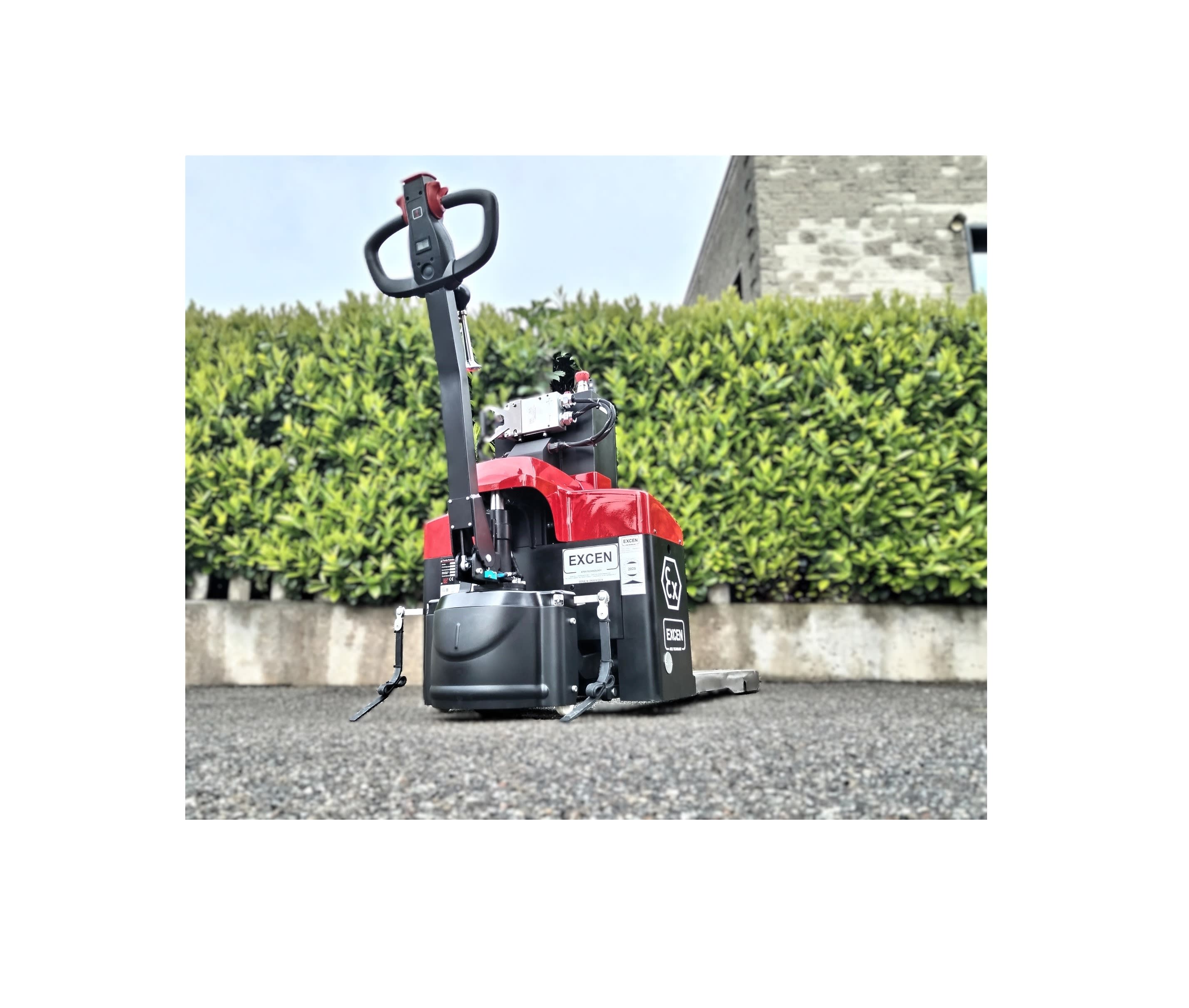 Porta Paletes Elétrico HELI preparado para atmosferas ATEX.