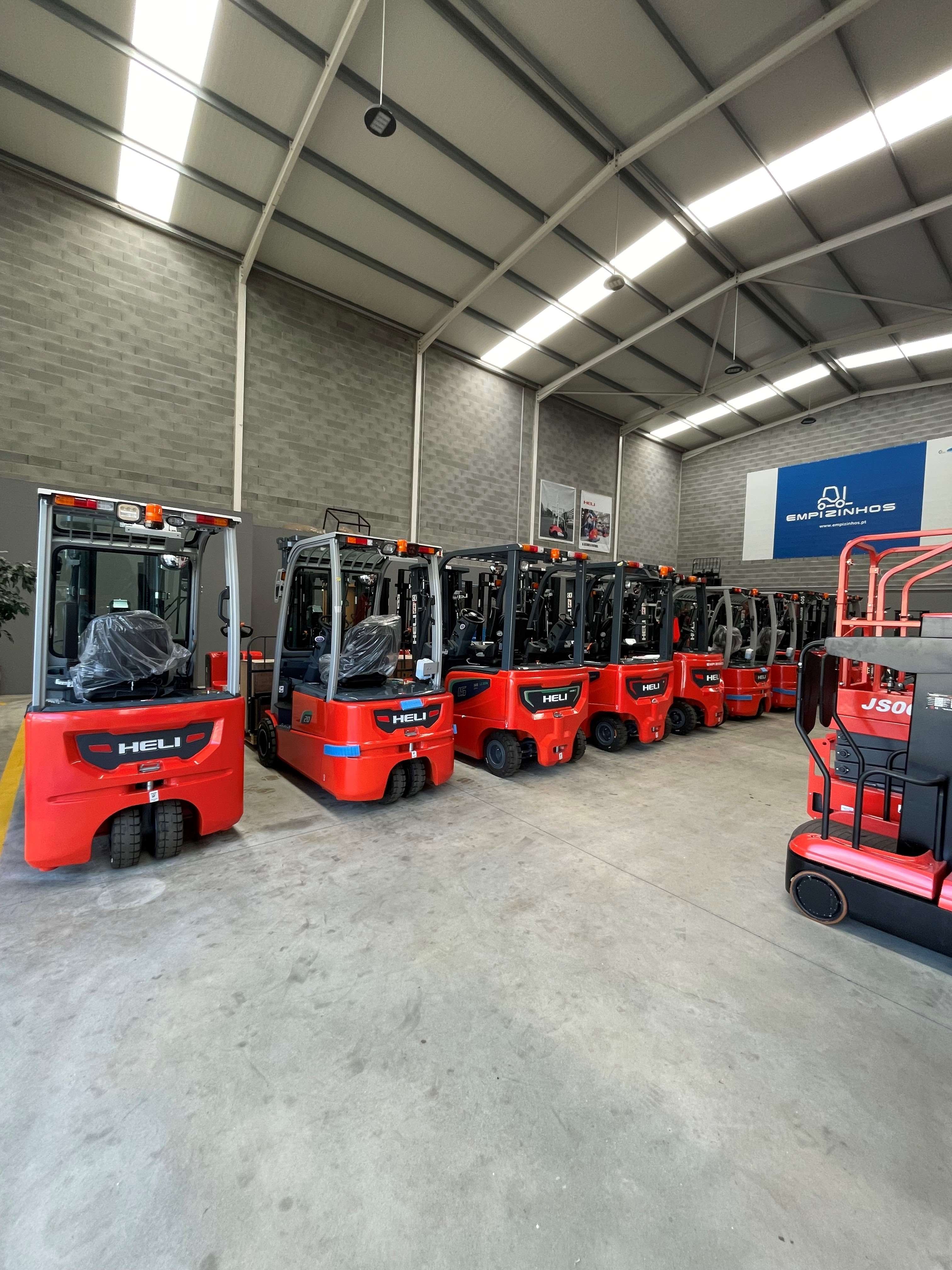 Máquinas "prontas a sair".