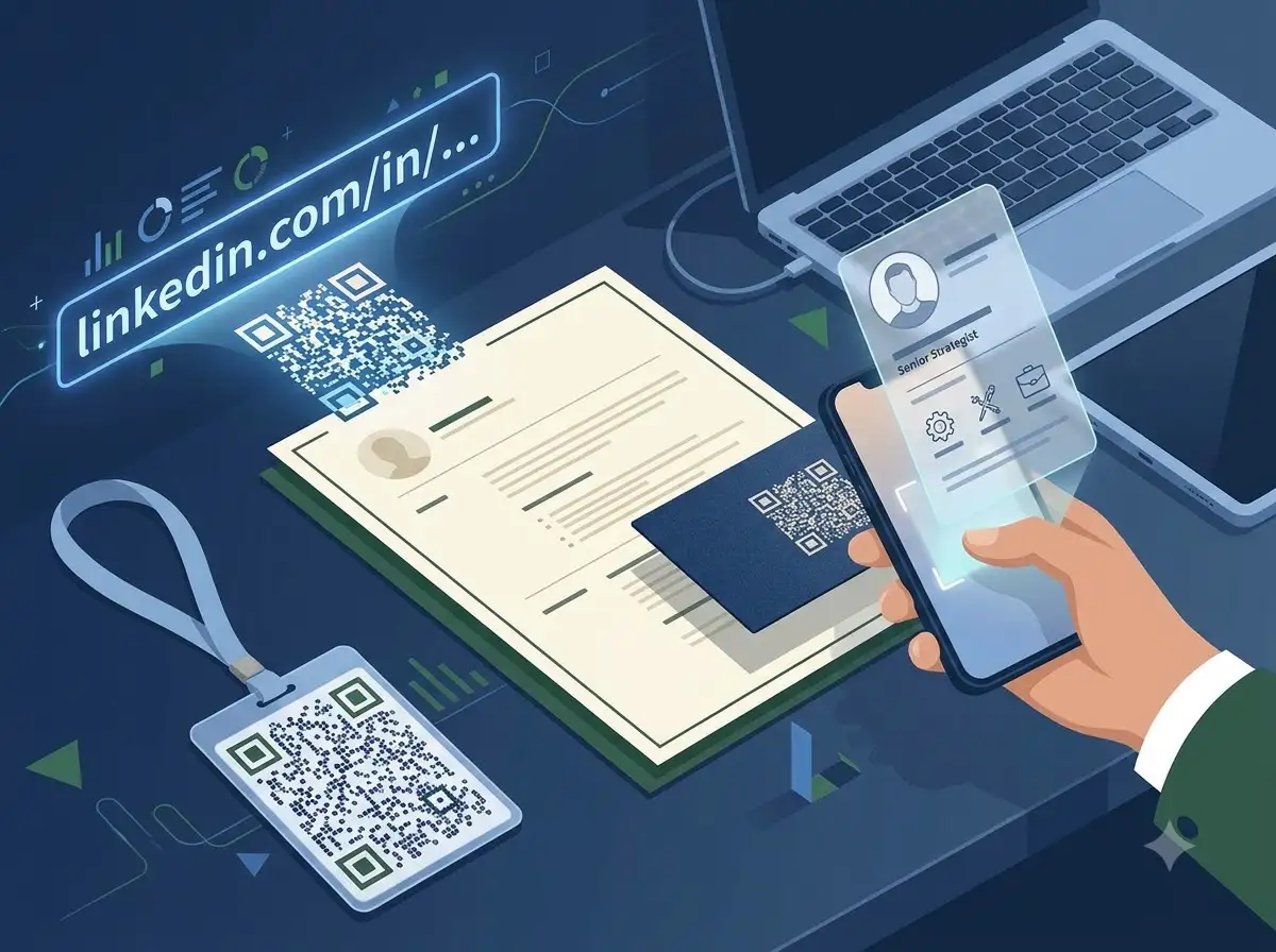 LinkedIn QR Code Generator preview