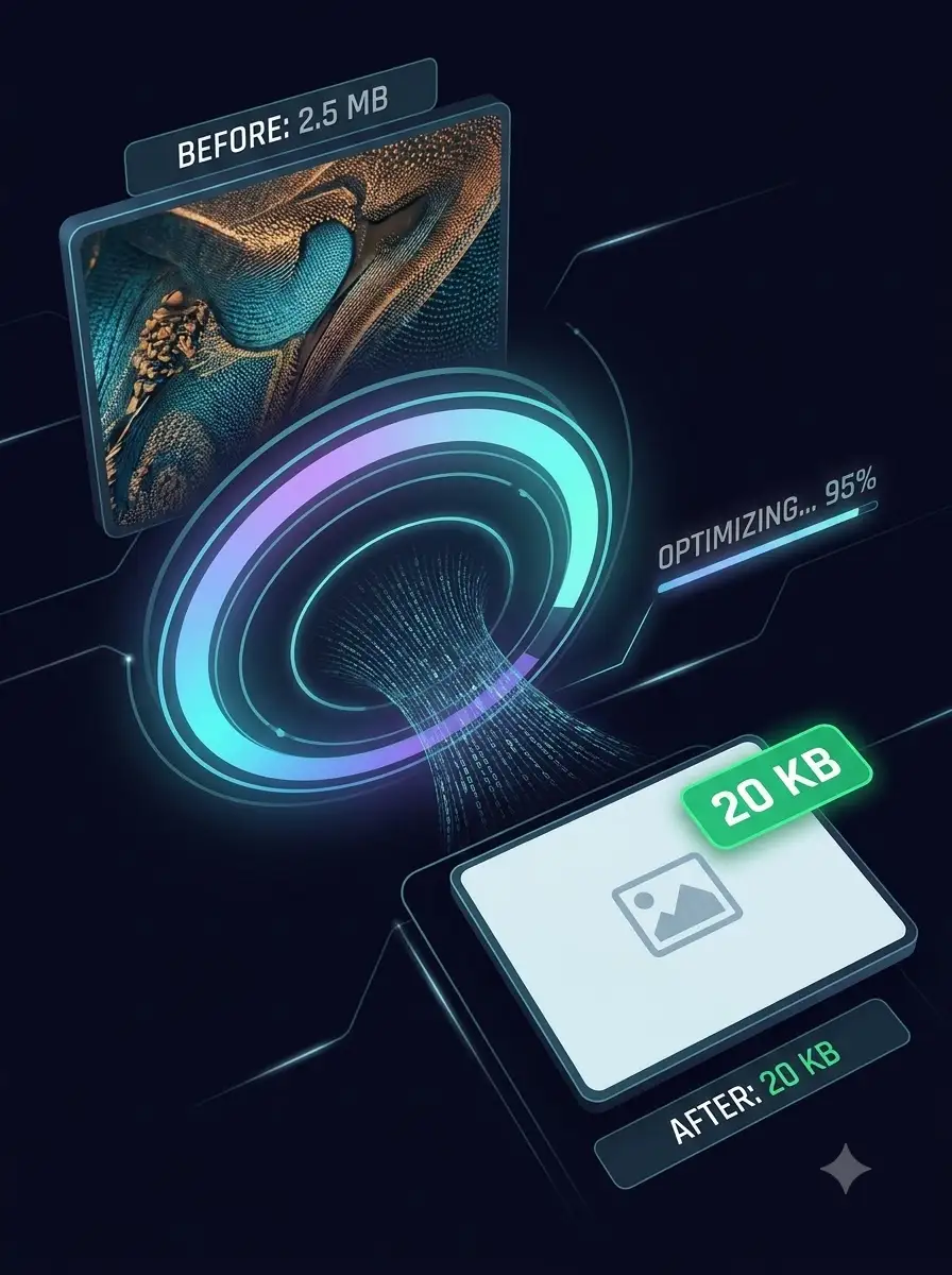Compress Image to 200KB — Product Images & Blog Photos preview