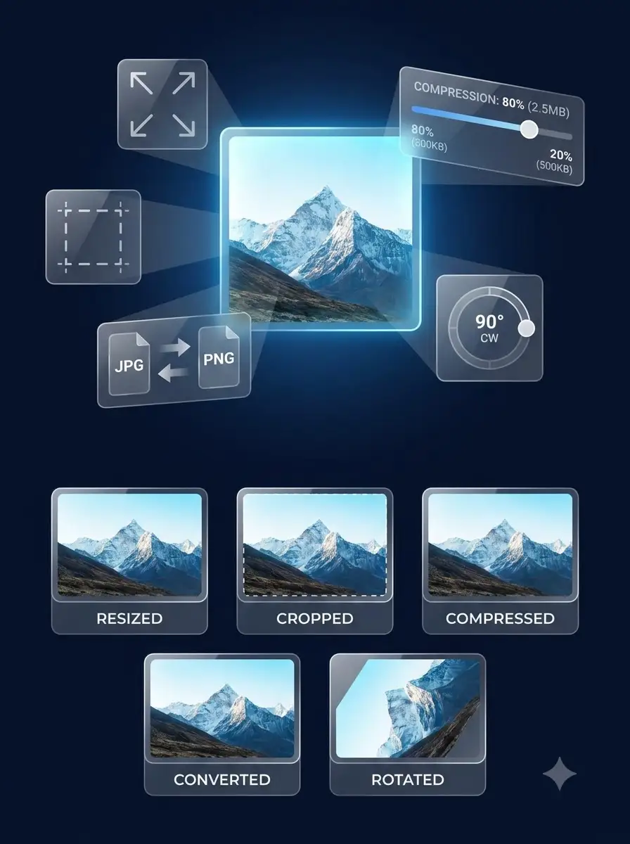 All-in-One Image Tool — Convert, Resize & Compress Free preview