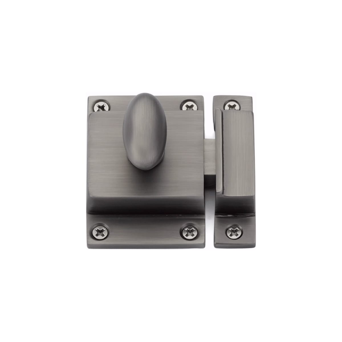 Grove Cabinet Latch, Brass Cabinet Latch