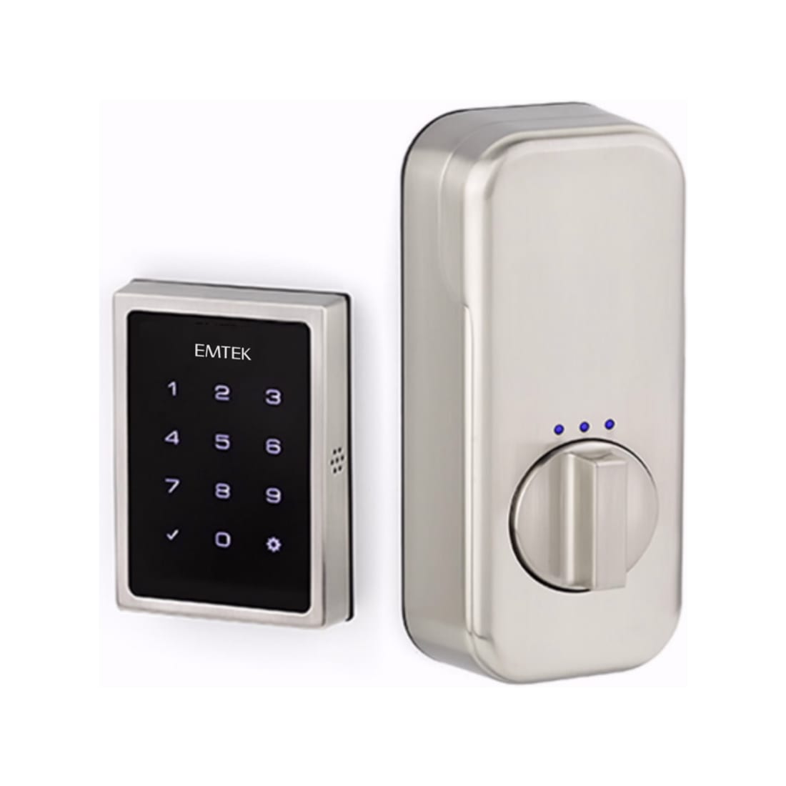 Modern Brass Keypad Leverset