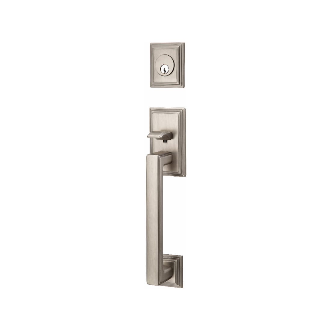 Shop Handles & Locks  Emtek - Contemporary - Baden – Black Diamond Iron  Doors