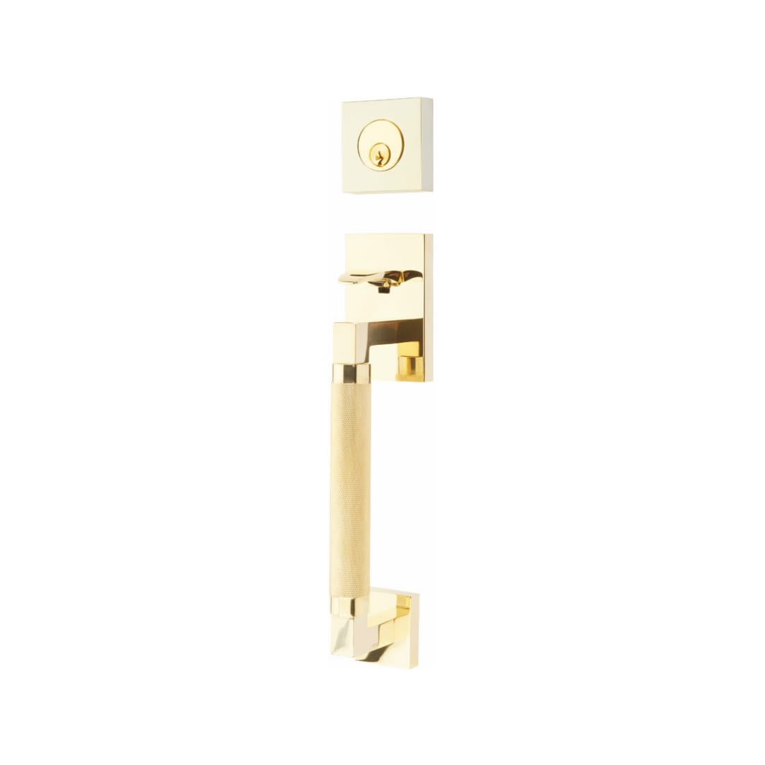 Emtek 3039 Transitional Heritage Brass Mortise Entrance Handleset