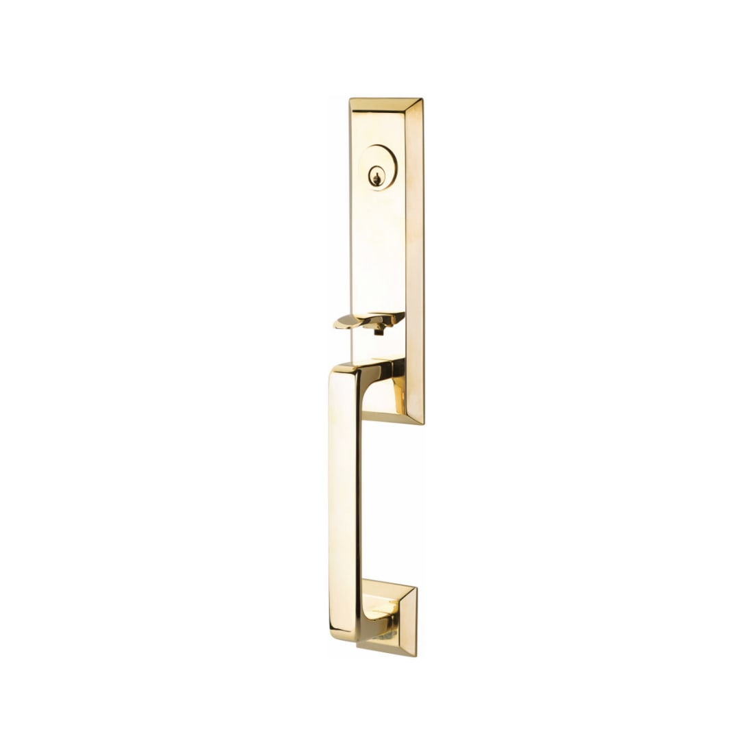 Emtek Belmont 7-1/2 Brass Door Handle-Plate - Shop Decorative Door  Hardware at Homestead Hardware.com