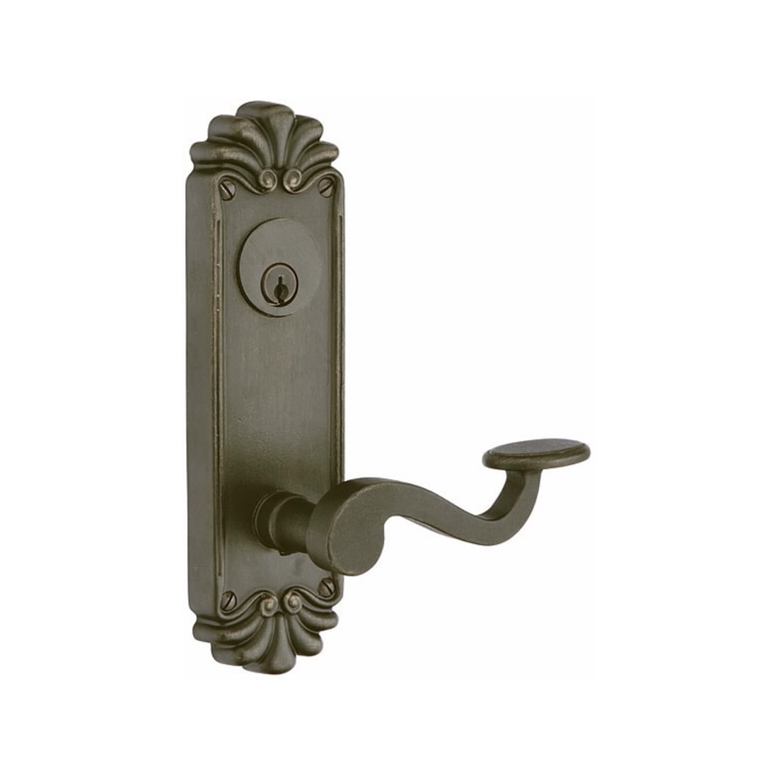 Emtek Greeley Sandcast Bronze Entry Door Handle - Shop Entry Set Door Locks  Homestead Hardware.com