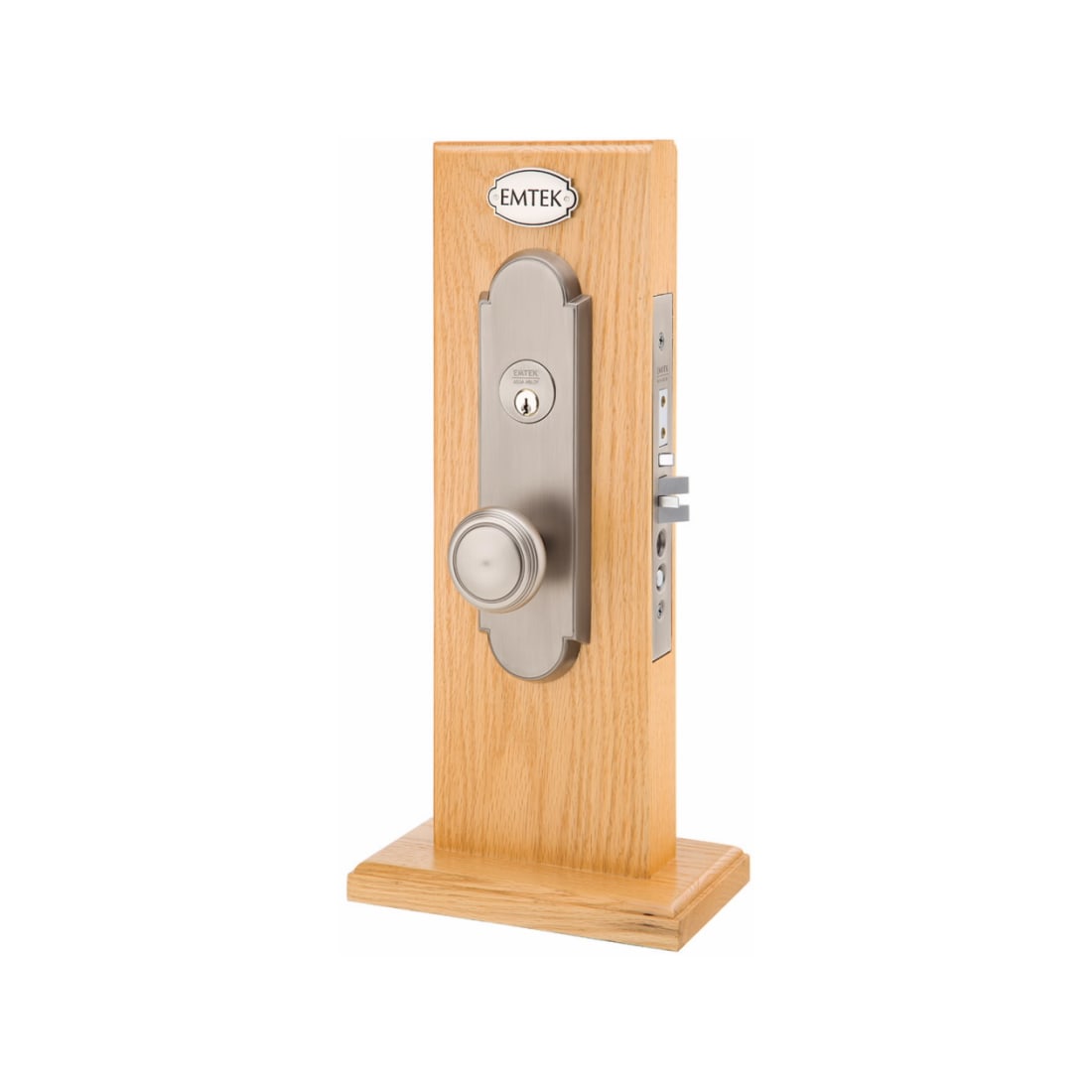 夏期間限定☆メーカー価格より68%OFF!☆ EMTEK Manhattan Mortise Entry Set with Matching  Finish Norwich Knob Choice of Left/Right Handing Available in  Finishes F20330675NWLHUS10B L