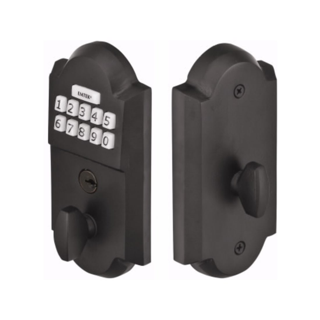 Sandcast Bronze Keypad Leverset | Emtek