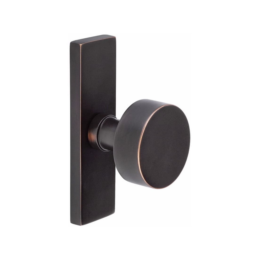 Narrow Modern Rectangular Pocket Door Mortise Lock | Emtek