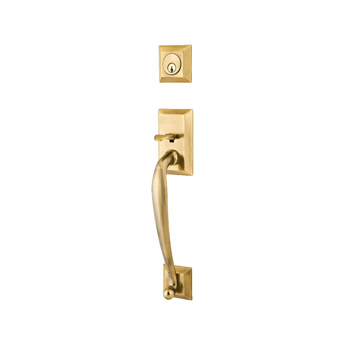 Emtek Handleset - Heritage Monolithic Entry Set — Lux Door Hardware