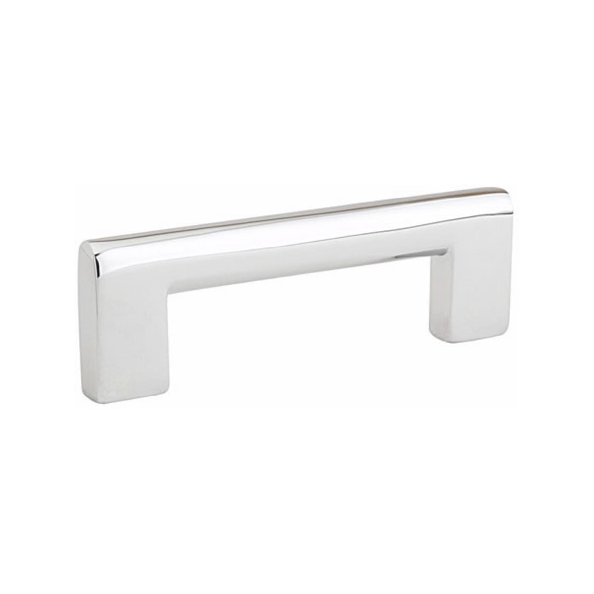 Emtek Products, Inc. 84052-RECUS4-SMUS4 - Emtek Select 3-1/2 (89mm)  Center-to-Center Smooth Cabinet Pull (Satin Brass)