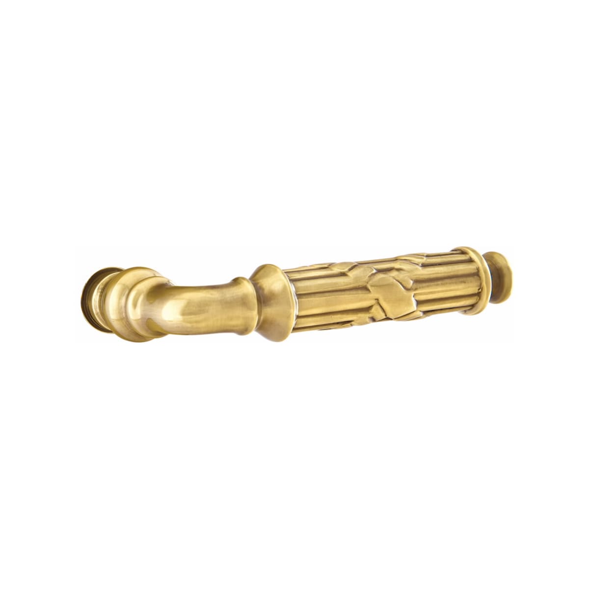 Emtek Door Knob, Ribbon & Reed Series, Designer Brass