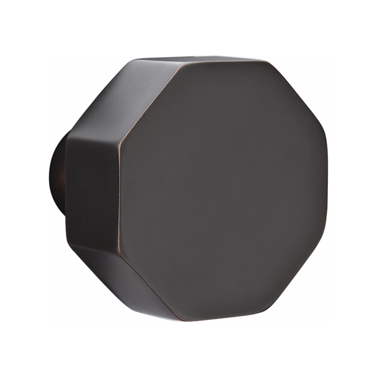 Emtek Octagon Knob with Modern Rectangle Rosette — Express Hardware Direct