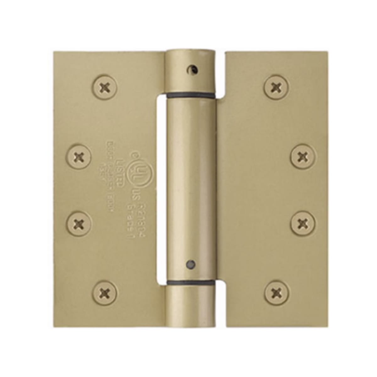 Plated Steel, UL Listed Spring Hinge Emtek