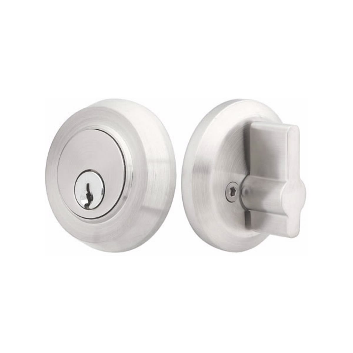 Round Stainless Steel Keyed Deadbolt Emtek