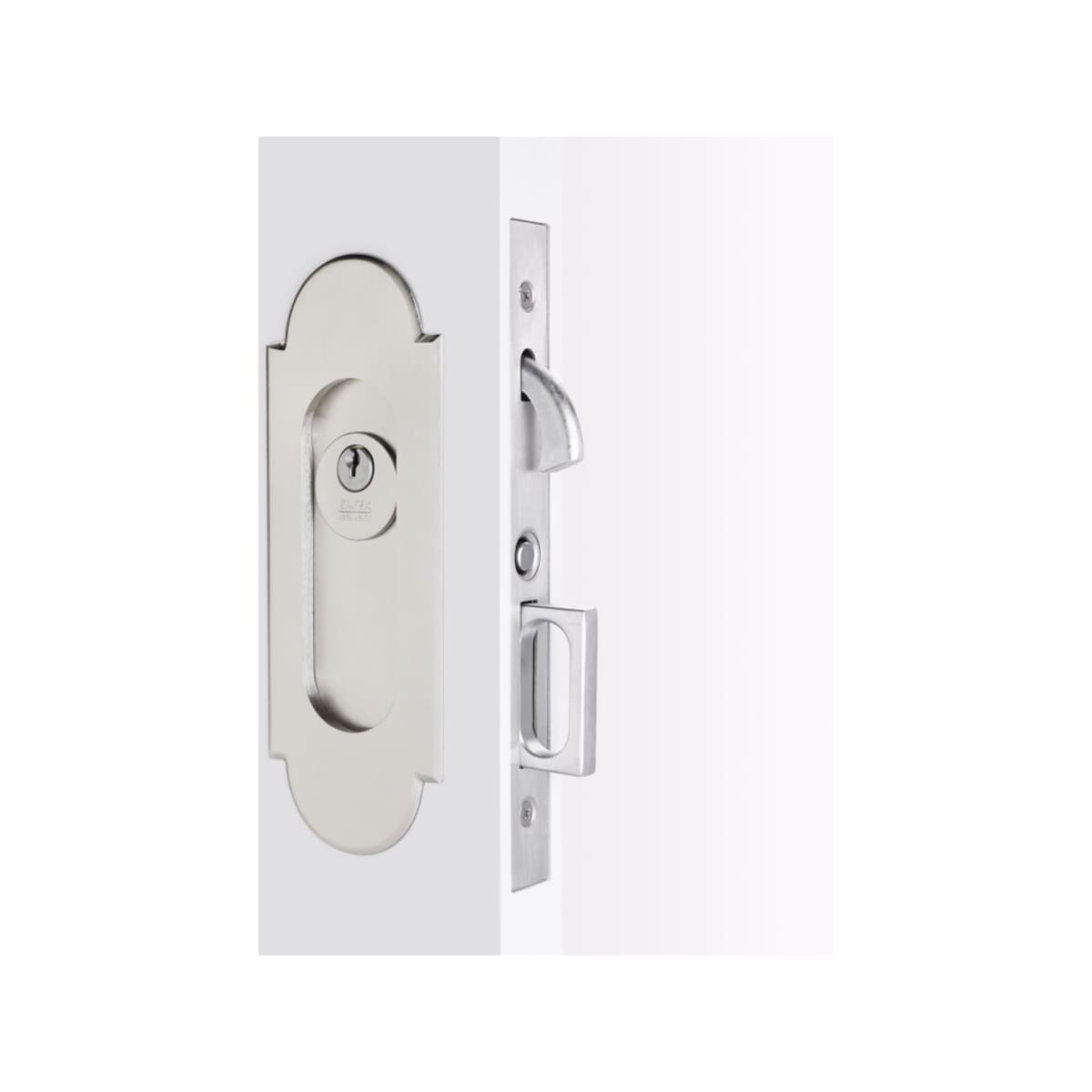 8 Pocket Door Mortise Lock Emtek