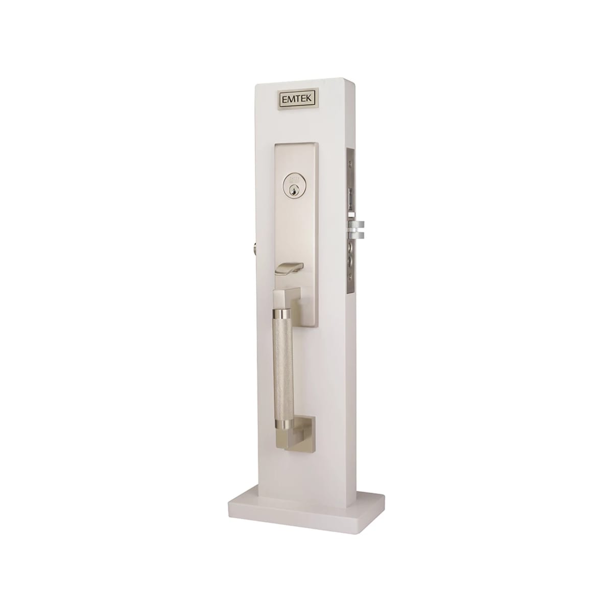 Hercules Knurled Monolithic Mortise Entry Set | Emtek Hercules Knurled Monolithic Mortise Entry Set | Emtek