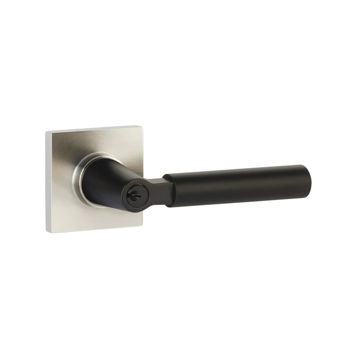 Select L-Square Smooth Key in Lever | Emtek