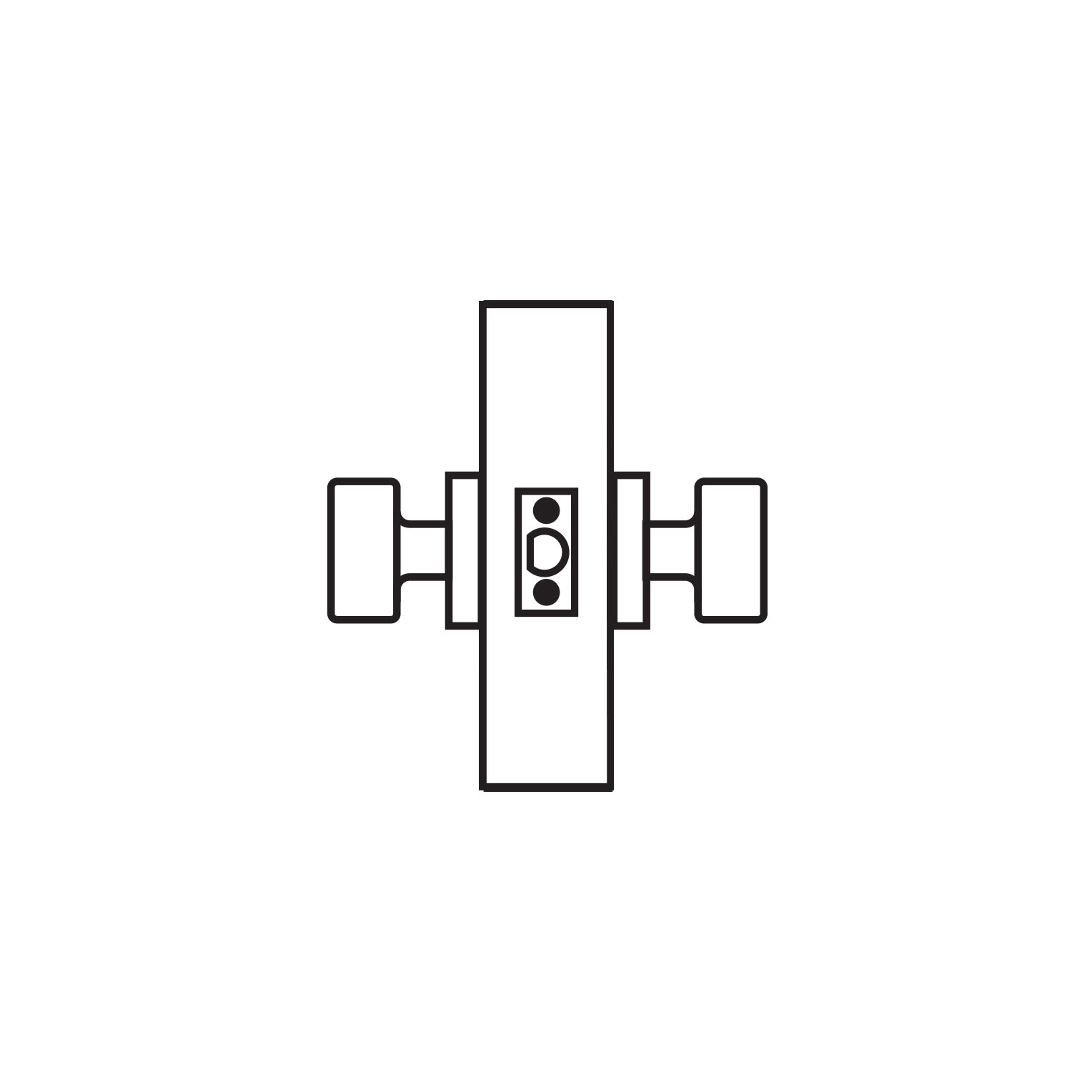 Round Pocket Door Tubular Locks | Emtek