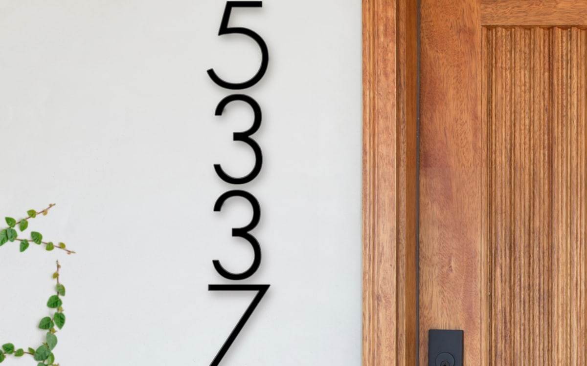 7" Modern House Numbers | Emtek